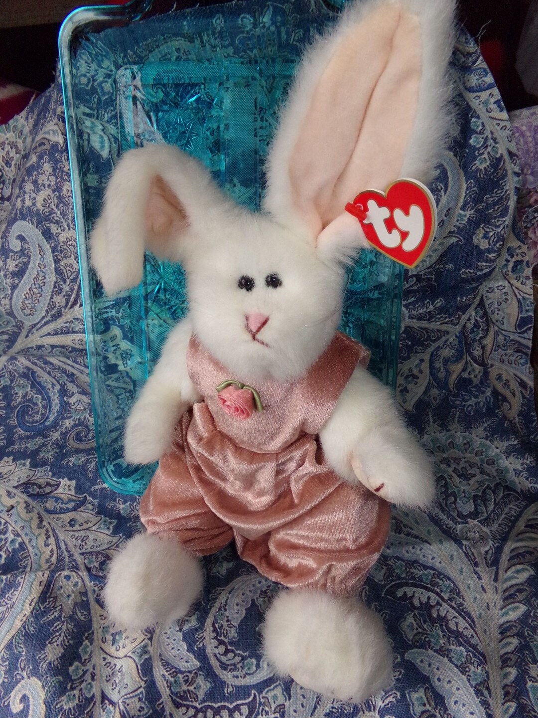 Fields Rabbit Ty Vintage Easter Bunny TY Beanie Babie / Spring is in the Air Bunny ...