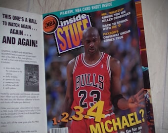 Vintage NBA Inside Stuff Magazine / Michael Jordan Magazine 1993