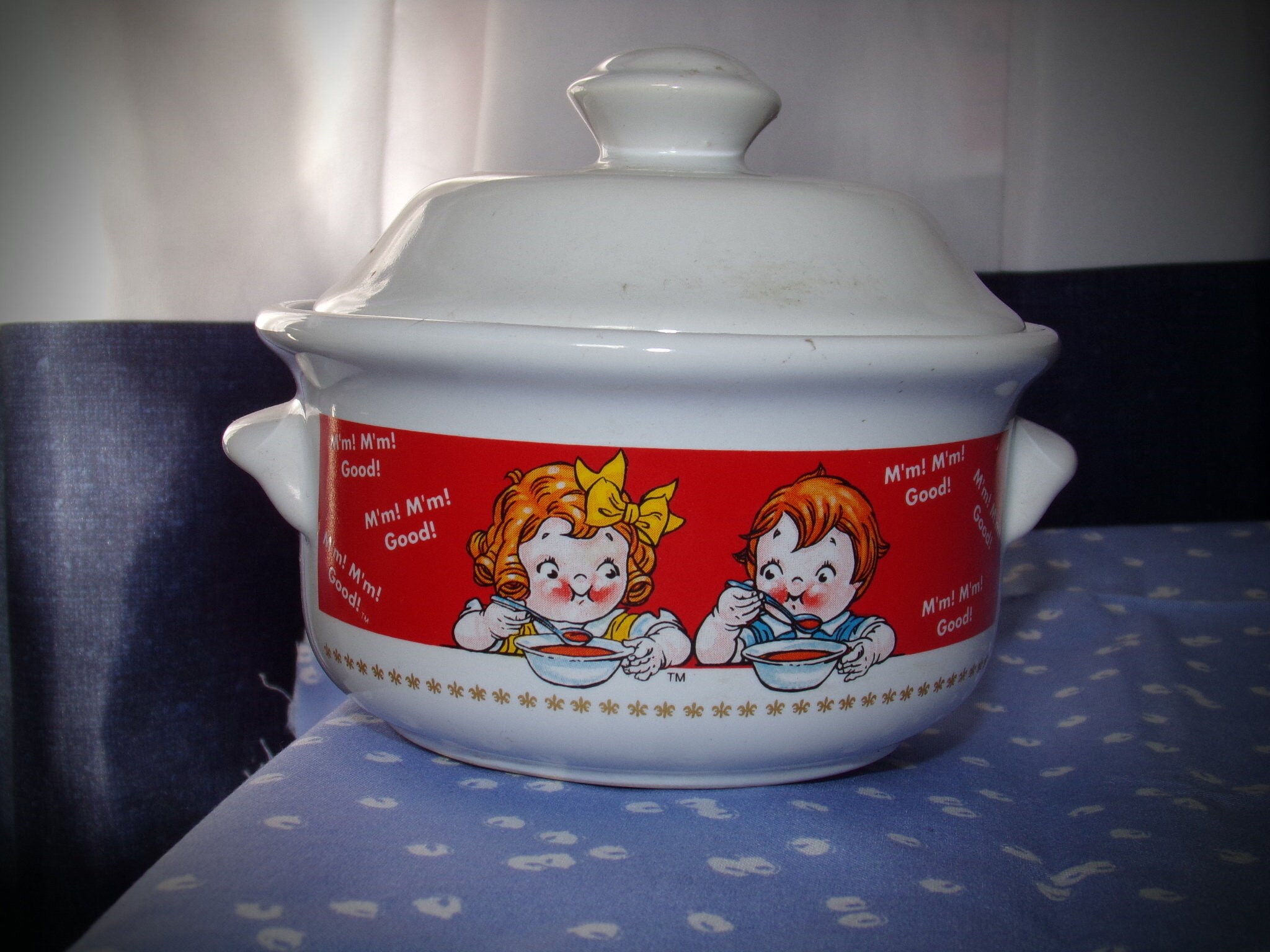 Vintage 2000's Campbell's Soup Two Insulated Soup Bowls With Kid White –  Shop Cool Vintage Decor
