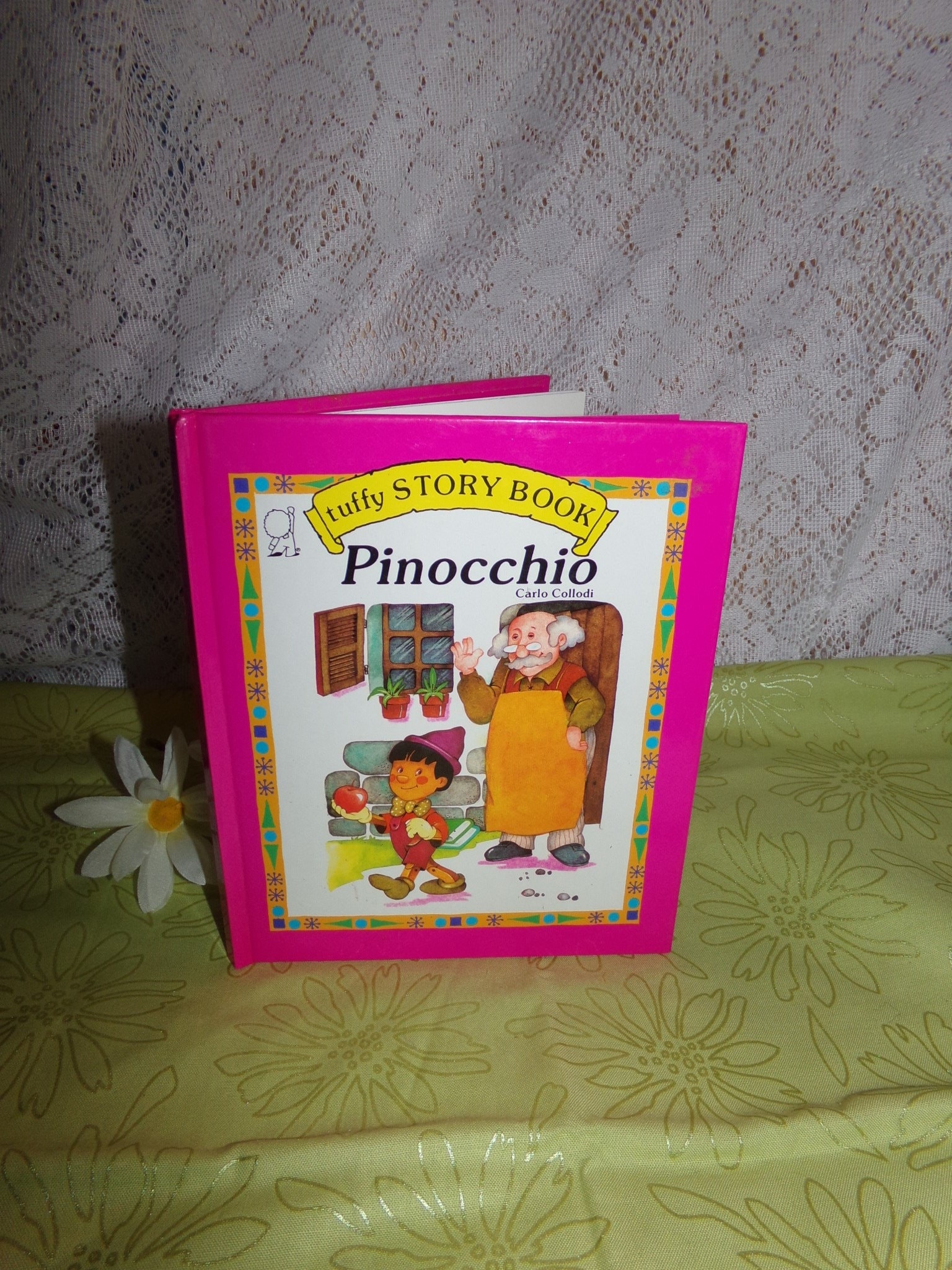 Vintage Story Book Pinocchio Story Book Childrens Bed Time