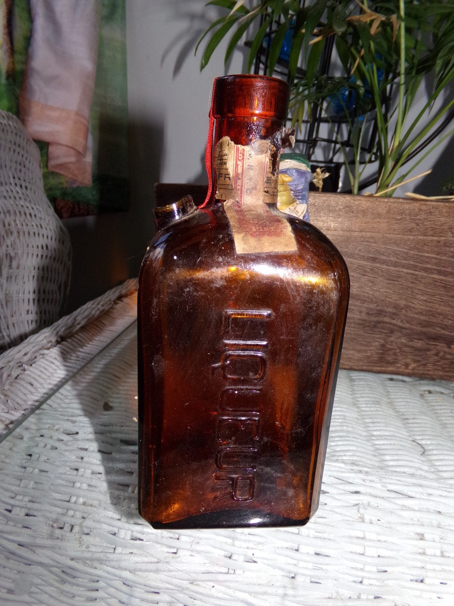 Vintage Cointreau Liqueur Bottle with Original Cork - France - 24 oz