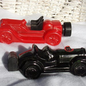 Vintage Set of 2  Avon Bottles.   /  Mens Traditional Aftershave  / Set of 2 Avon Car Bottles  /  Decorative Retro Bottles . Old Avon .