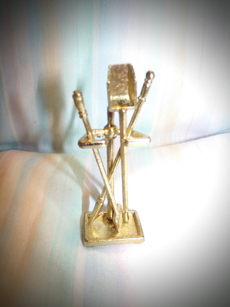 Miniature Doll House Fireplace Tools Doll House Fireplace Etsy