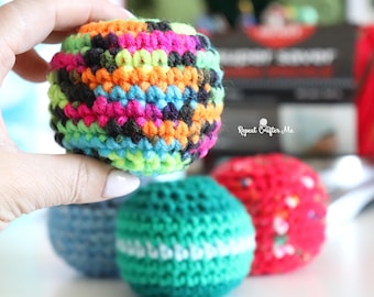 Footbag (Hacky Sack) Crochet Pattern PDF - Printable One-Page PDF