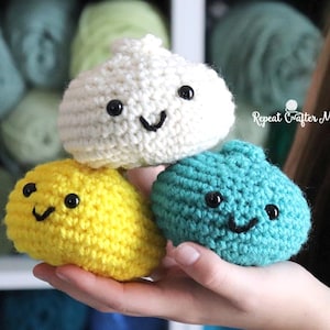 Dumpling Crochet Pattern PDF  - Printable One-Page PDF