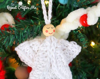 Easy Crochet Angel Ornaments