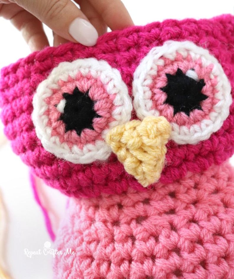 Crochet Cartoon Eyes Pattern - TWO Sizes!