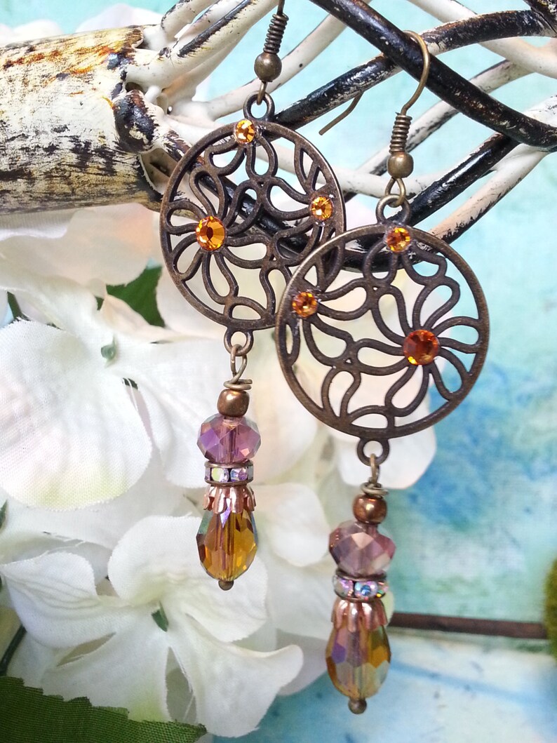 Handmade Earrings/bohemian Style Earrings/bohemian Glam/bohemian Flair