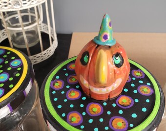 Halloween Treat Jar handmade