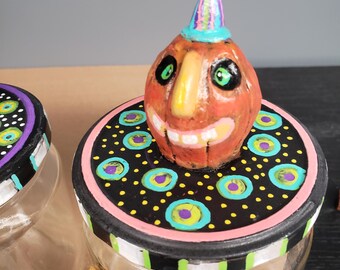 Halloween Treat Jar handmade