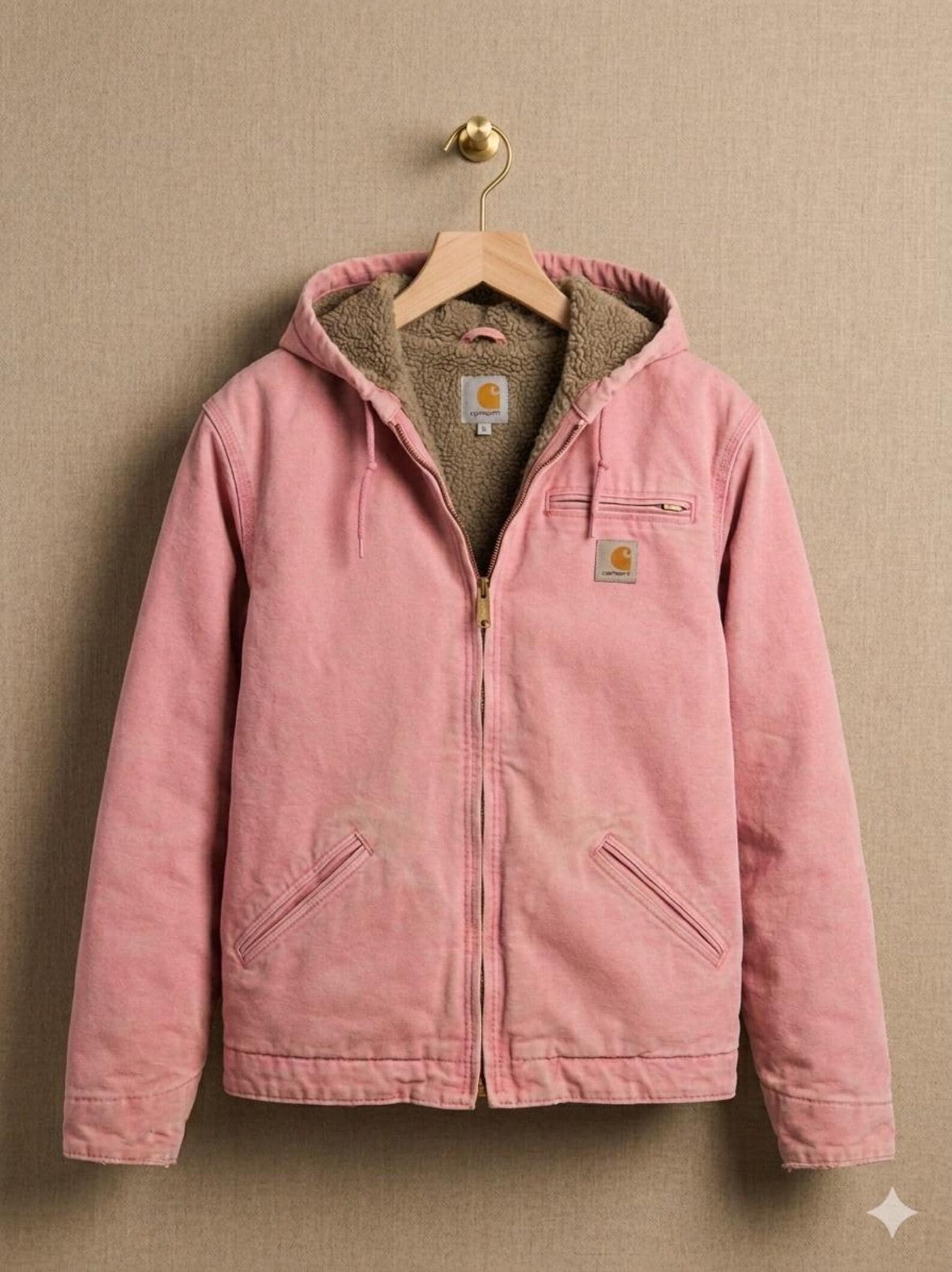 Vintage Pink Carhartt Coat - Etsy