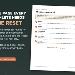 Regalo de equipo del entrenador, diario deportivo para atletas adolescentes imprimible, regalo de fin de temporada para jugadores, diario para cualquier deporte / mentalidad y objetivos. imagen 4