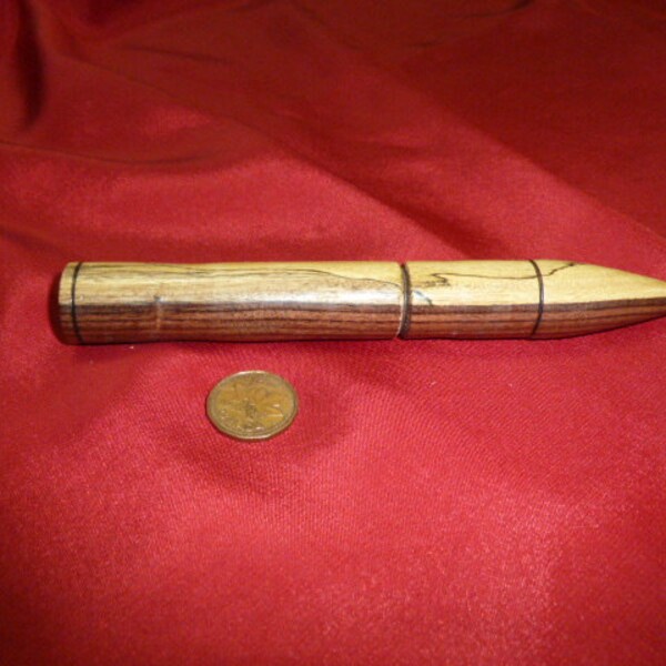 Hand Turned Wooden Pen One of  a Kind Hardwood Made by 12 year old.