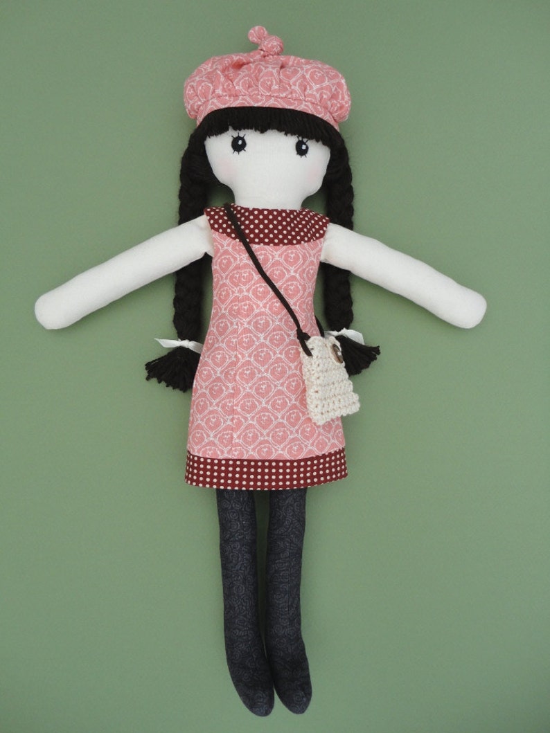 Cloth Doll Rag Doll Pdf Pattern With Detailed Instructions Etsy