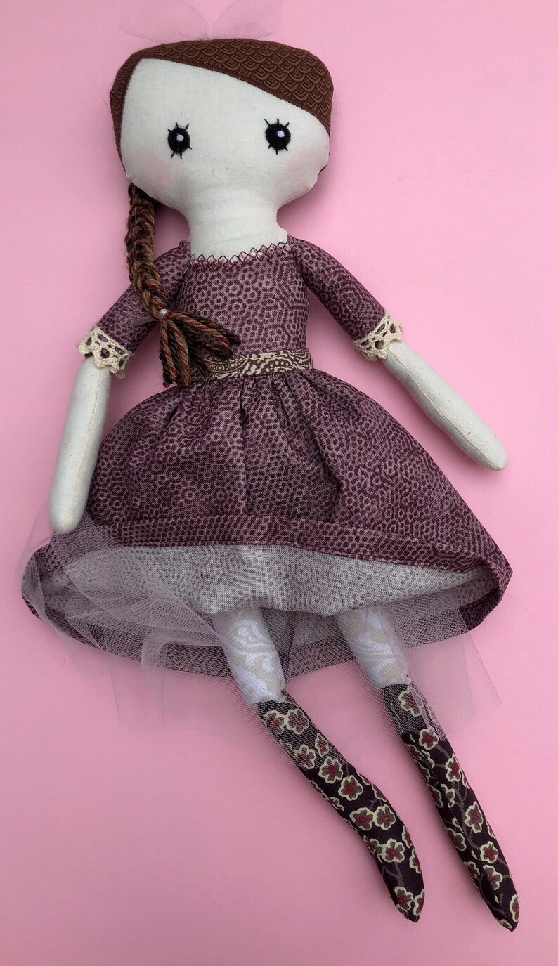 Cloth Doll Rag Doll Sewing Pattern Gabriella Etsy