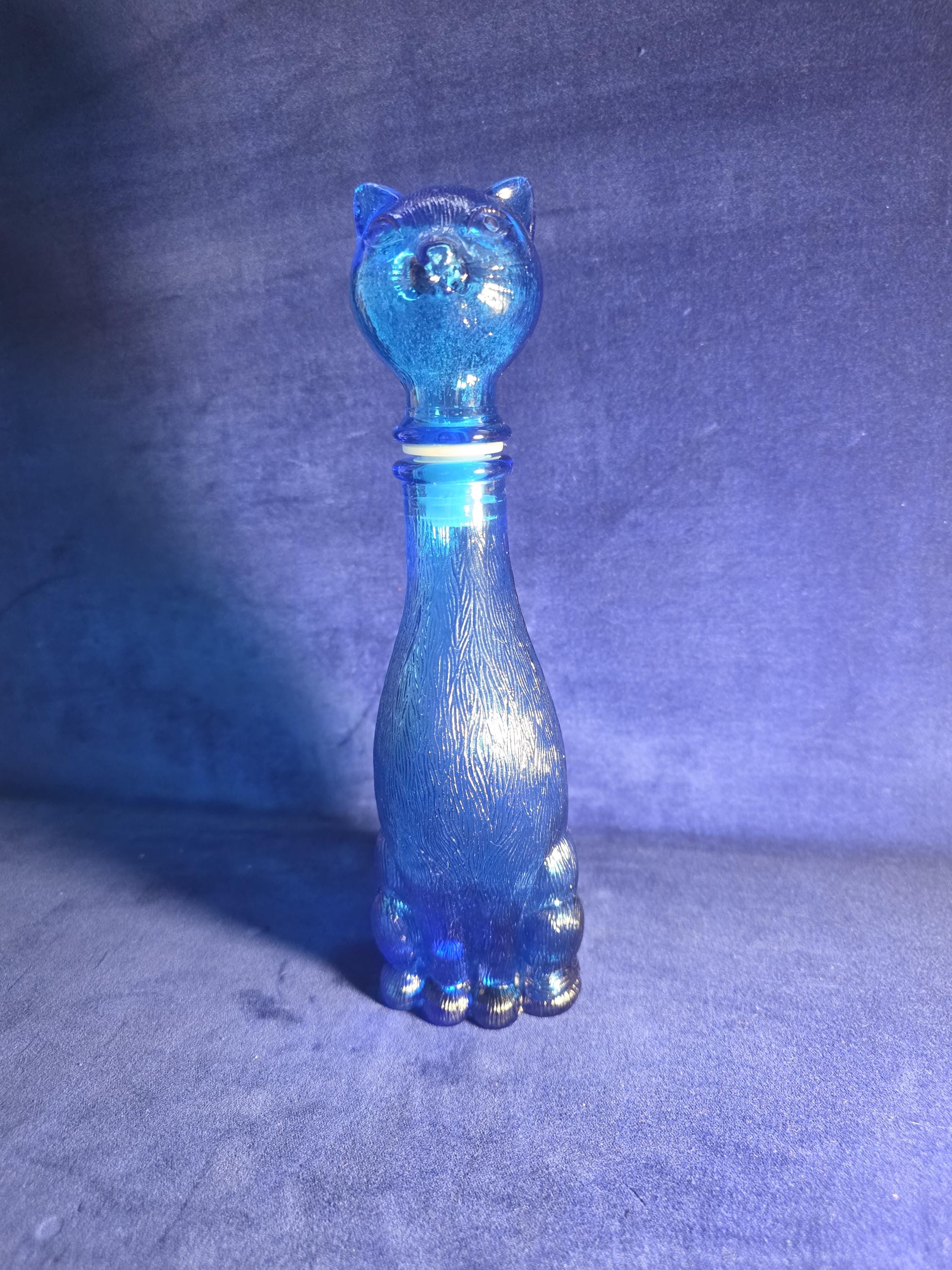 青いガラス皿 - Etsy 日本