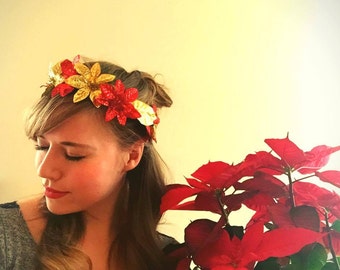 Holiday Sparkel Flower Crown