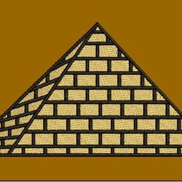 Pyramid Embroidery Design