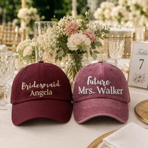 The pre-wedding accessories and celebratory hats