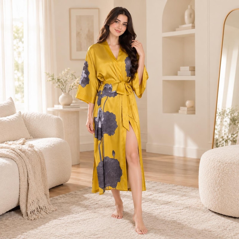 Etsy Satin Robe Satin Girls Dressing Gown - Etsy