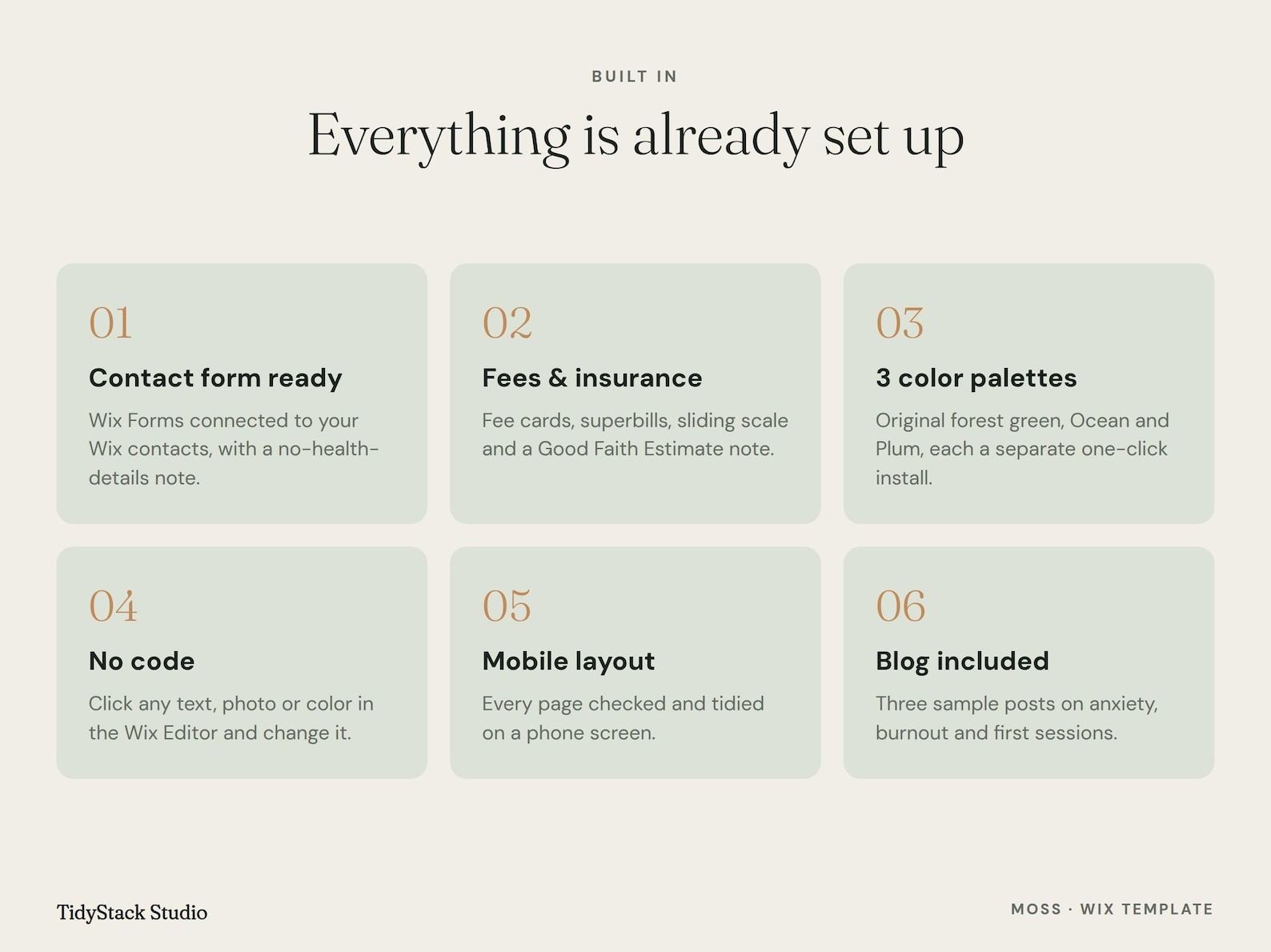 Wix Website Template for Therapists, Moody Dark Green Cozy Design - Etsy