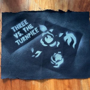 Three vs. the Turnpike- large logo & flower patch/ backpatch