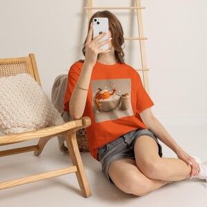 Relaxing Pumpkin Soak Tea | Cute Fall Bath Illustration, Autumn Cozy Shirt
