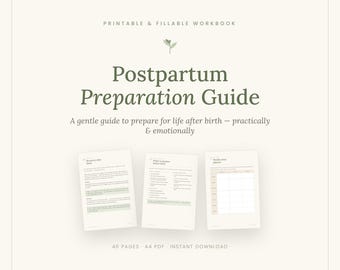 Postpartum Preparation Guide & Workbook