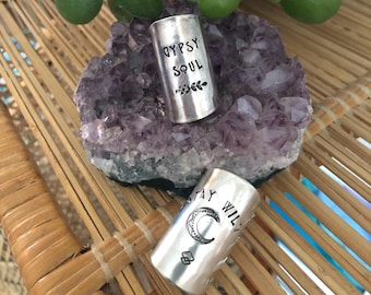 Hand Stamped Spoon Bowl Ring