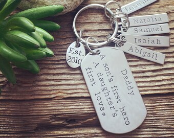 Personalized Key Chain for Dad