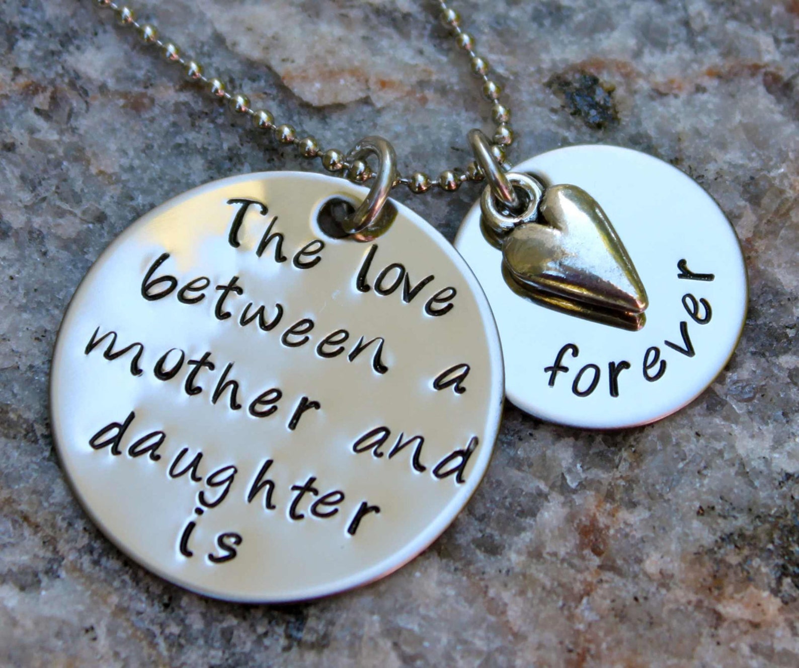Etsy mother daughter necklace Clearance