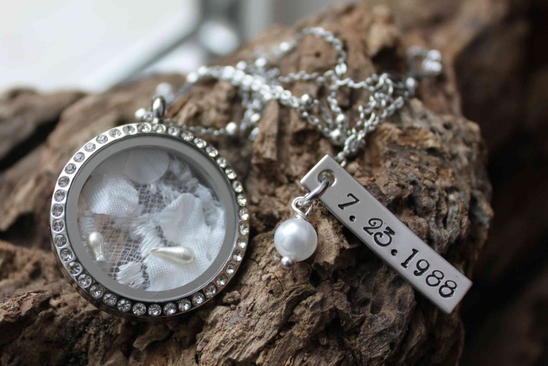 Wedding Lockets Custom Memory Lockets With Your Wedding Etsy
