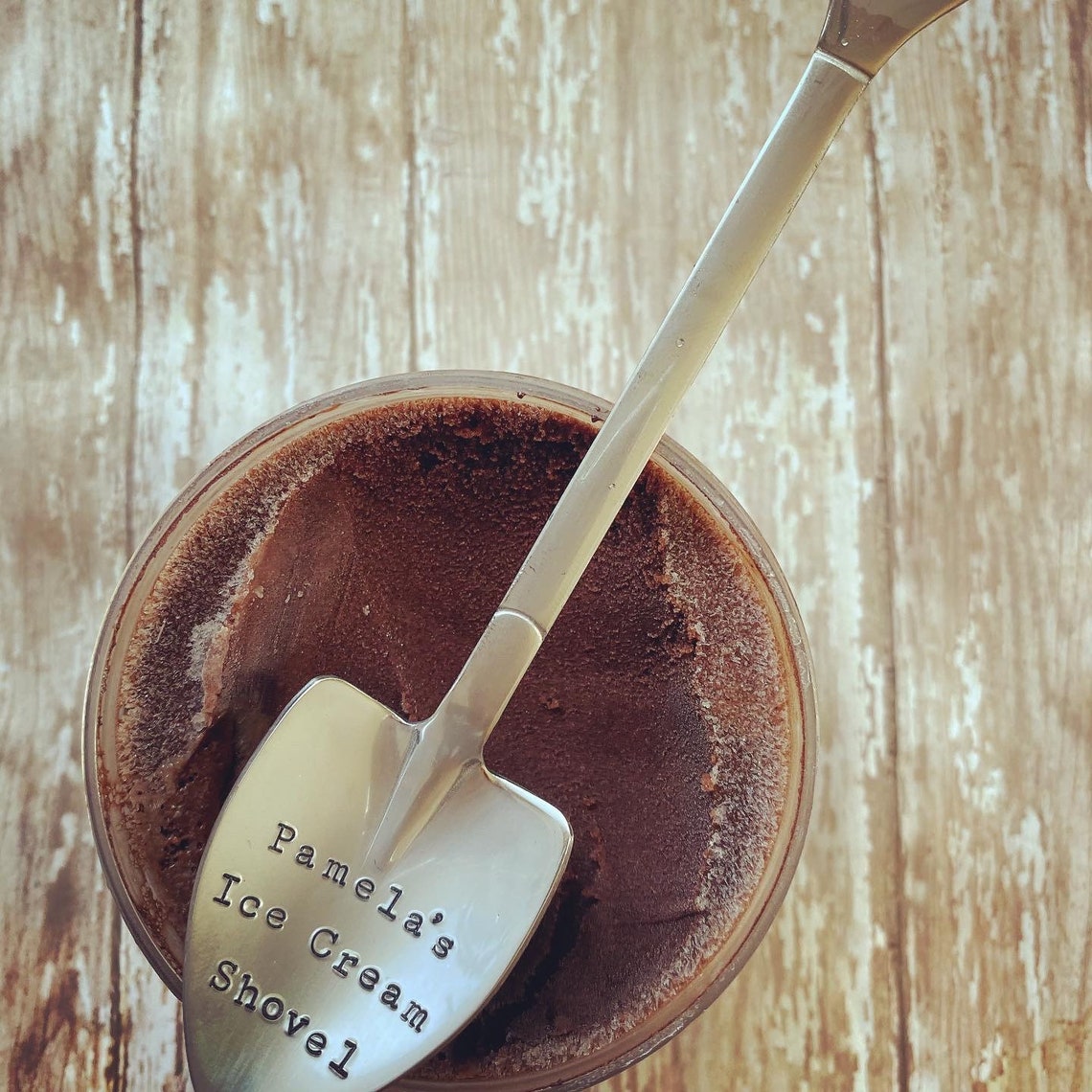 Hand Stamped Ice Cream Shovel personalized ice Etsy