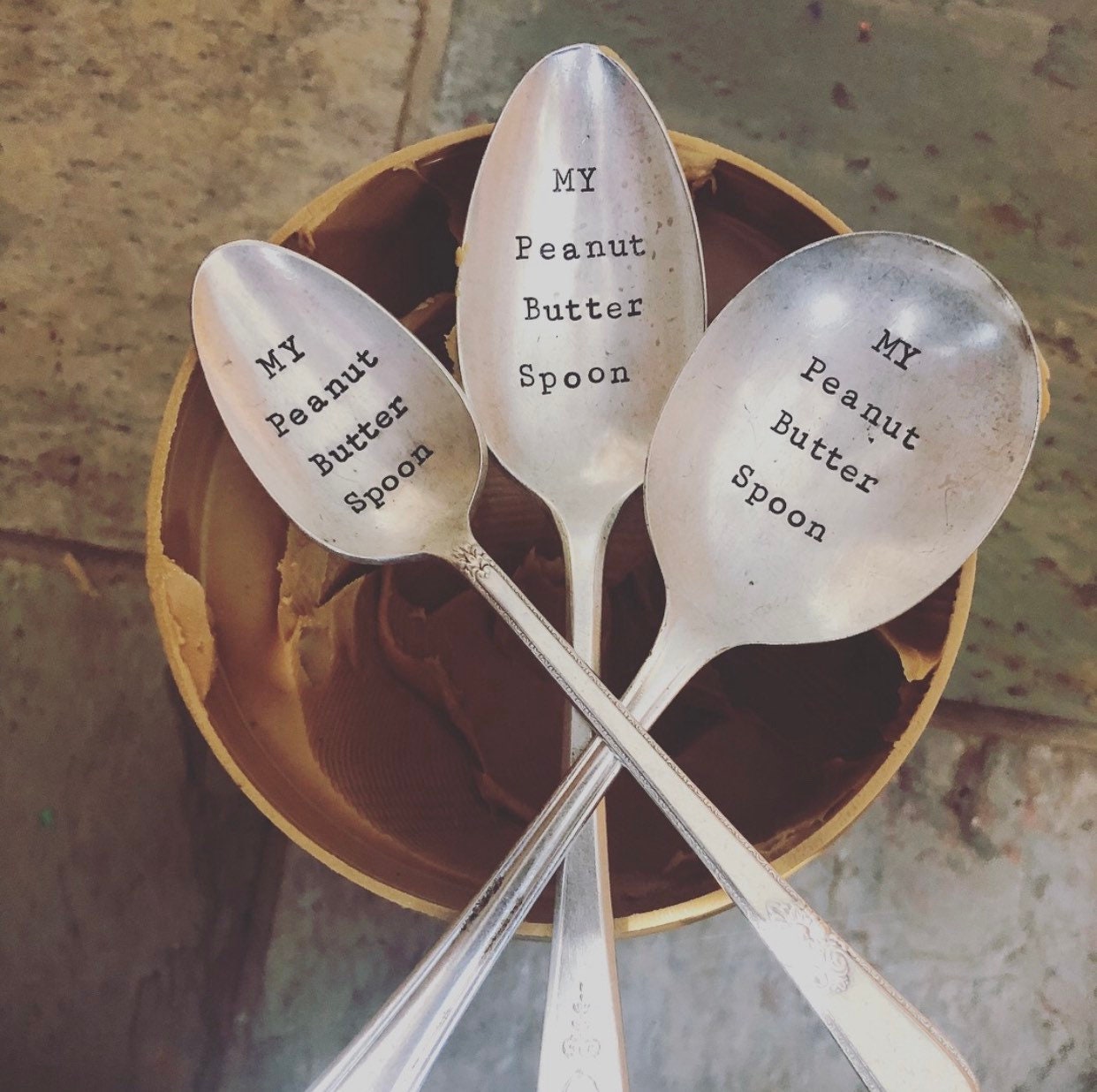 Peanut Butter Spoon Gifts for Women Men Peanut Butter Lovers  Gifts for Couple Gifts for Boy Girl Gifts for Husband Pb Spoons Engraved My Peanut  Butter Spoon Gifts: Spoons