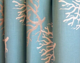 Beach Theme Curtains Etsy