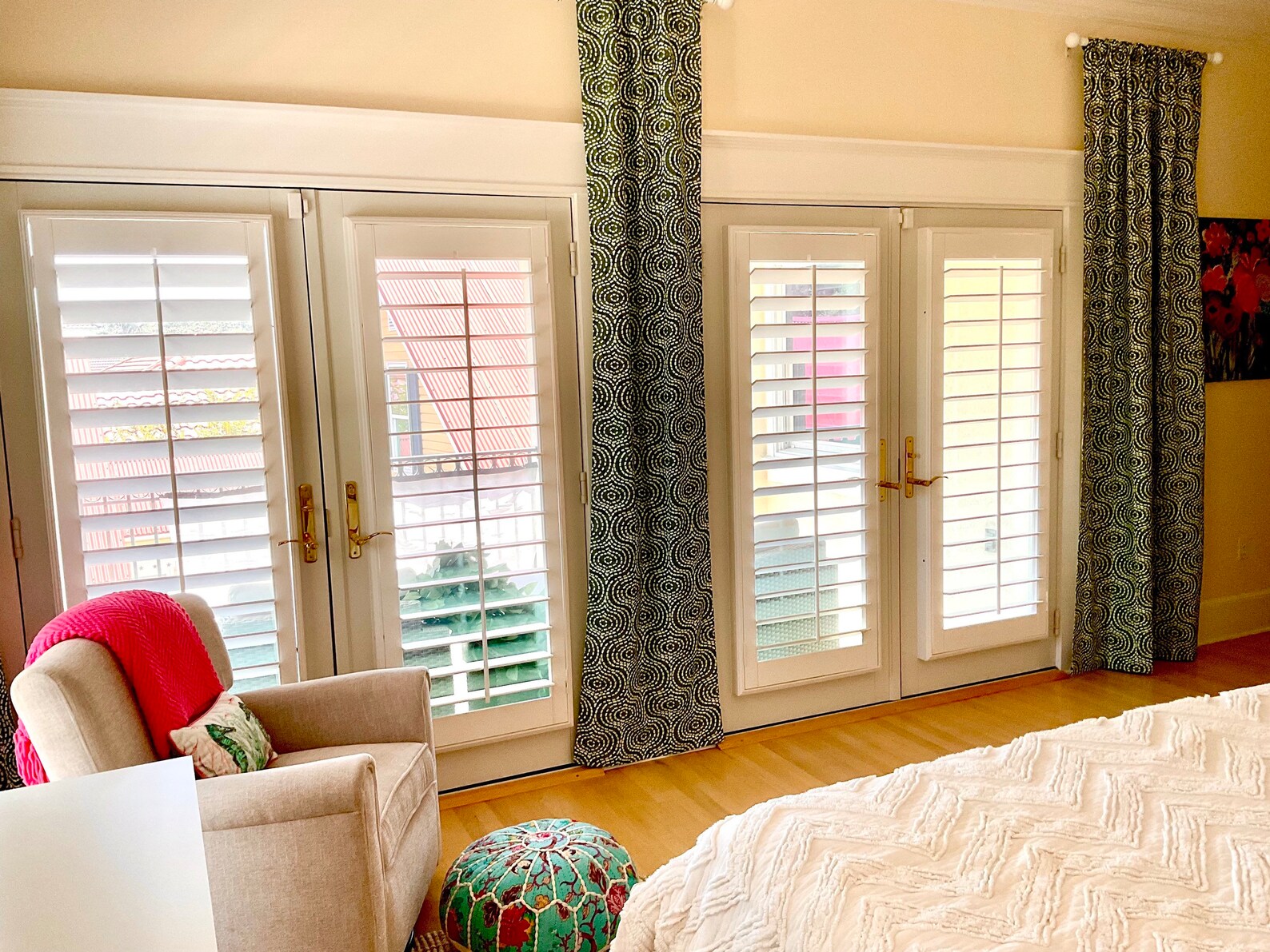 Curtains Denver Collection in Green Cotton Slub Etsy