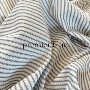 7 Colors, Classic Ticking Farmhouse Curtains, Cafe Kitchen Panels, Window Treatments, Rod Pocket or Pinch Pleat, 1 Panel image 7
