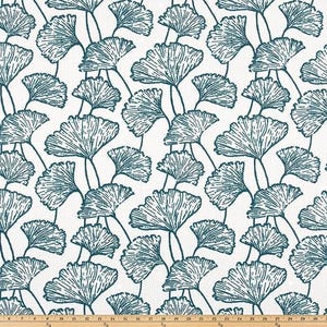 Gingko Blue Springs Curtains