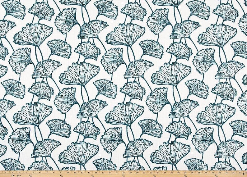 Gingko Blue Springs Curtains