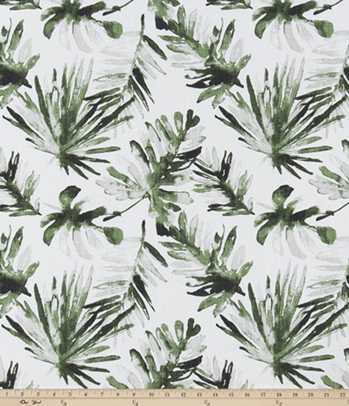 Curtains 2 Colors Frond Tropical Palm Leaf Cotton Curtains in - Etsy