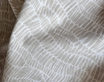 Curtain Panel, Brooks Linen Color, Medium Weight Cotton Slub Linen Look, Lining Options Blackout or Cotton