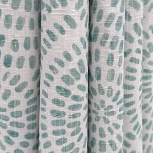 Curtain Panel, Cecil Cancun, Medium Weight Cotton Slub Linen Look, Lining Options Blackout or Cotton