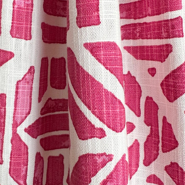 Pink Curtains Etsy