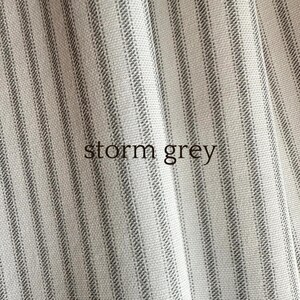 7 Colors, Classic Ticking Farmhouse Curtains, Cafe Kitchen Panels, Window Treatments, Rod Pocket or Pinch Pleat, 1 Panel image 3