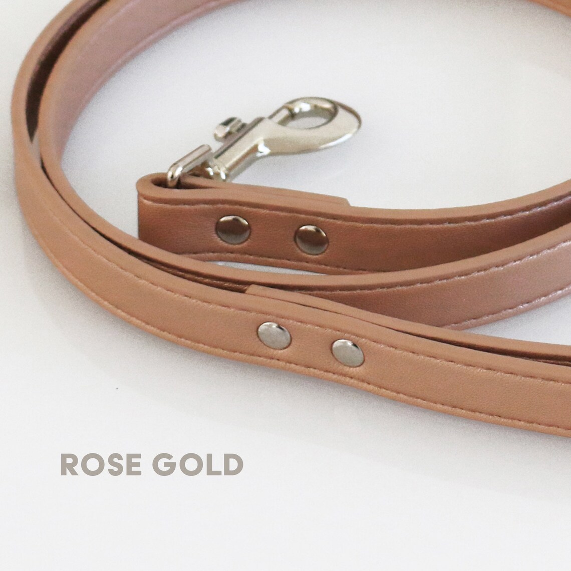 Gold Dog Leash Pet Accessory Gold Leather Leash Dog Lovers Etsy