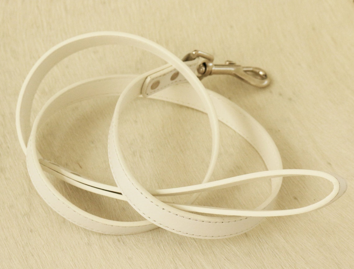White Dog Leash Pet Accessory Dog Leash Dog Lovers Dog Etsy