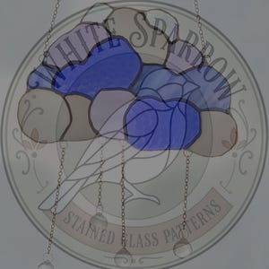 Mönster med målat glas i stormmoln – Stormcloud Suncatcher PDF-nedladdning