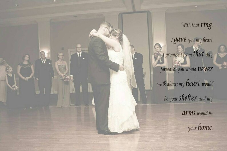 Custom word art print with photograph wedding engagement etsy