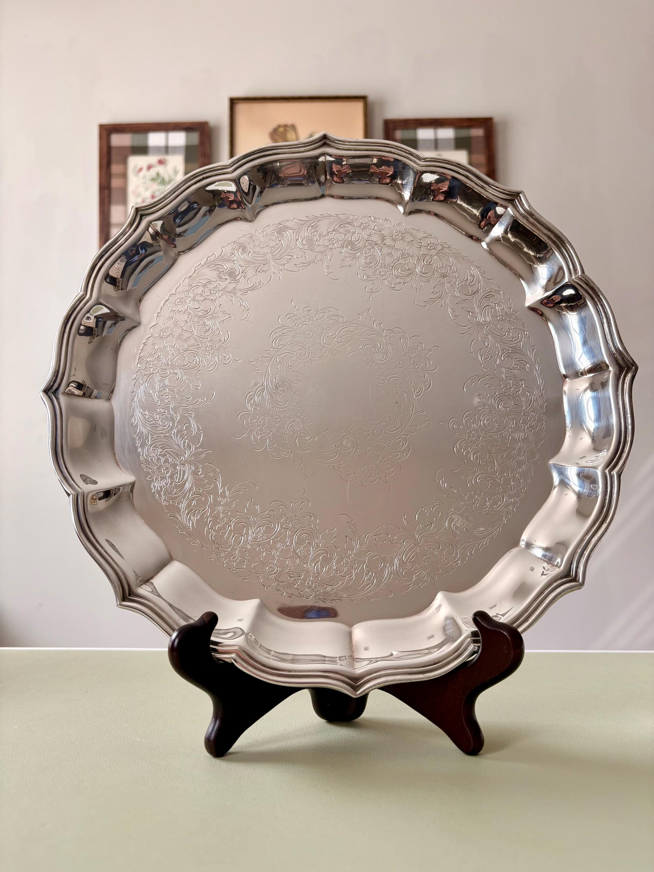Webster Wilcox Silver Tray - Etsy