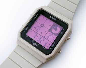 Custom Casio LF-20W Watch – Pink Glow, Pink Display